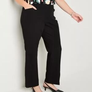 Liz Claiborne Black Straight Leg Women's Pants